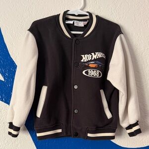 Zara Black and Cream Striped Jacket